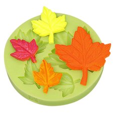 Silikónová formička - javorové listy (Ø 70 mm)