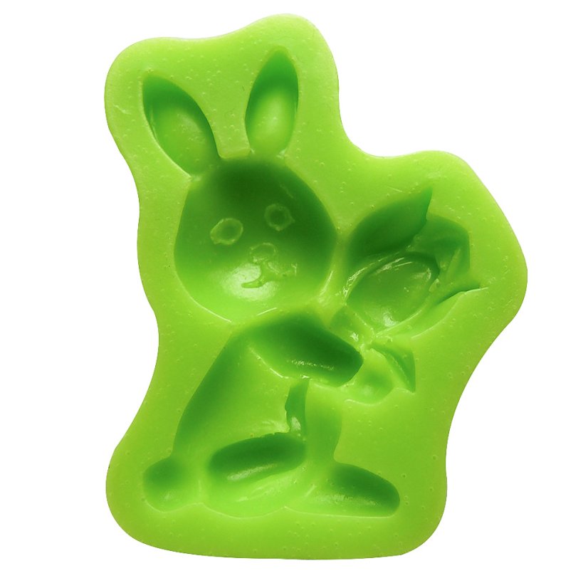 Forma silikonowa Zajączek z tulipanem