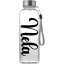 Elegantná tritanová fľaša s menom a nerezovým viečkom (500 ml)