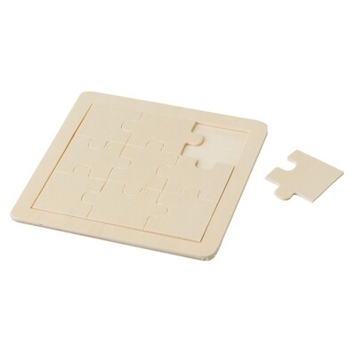 Dřevěné puzzle s vlastním potiskem - 9 dílků (15x15 cm)
