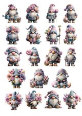 Jedlý papier - Jarní škriatkovia a gnomovia