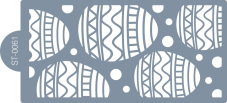 Szablon cukierniczy (stencil) - Wielkanocne pisanki II
