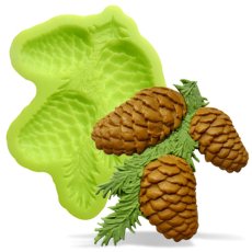 Forma silikonowa szyszki na gałązce