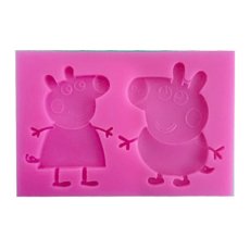 Forma silikonowa 2D świnka Pepa