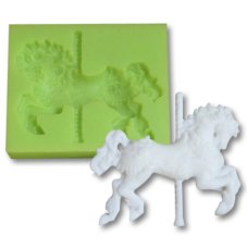 Silikónová formička Kôň na kolotoč