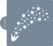 Szablon cukierniczy (Stencil) Gwiezdna droga