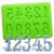 Silikonová formička číslice
