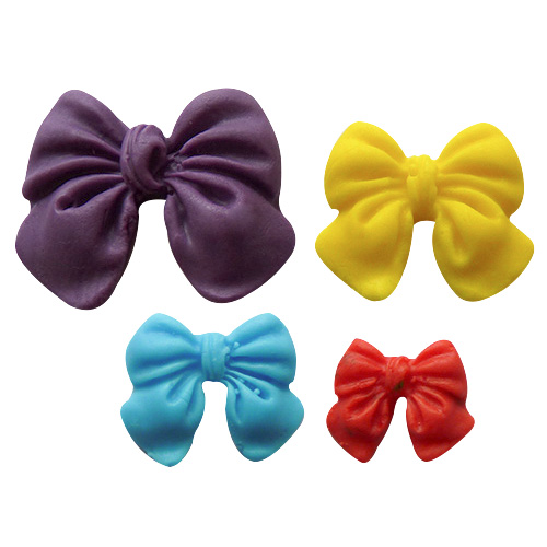 Forma silikonowa – Kokardki (zestaw 4 wielkości)