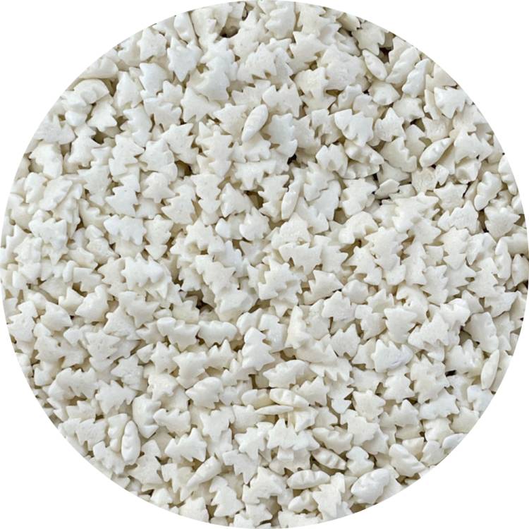 Cukrové zdobenie biele stromčeky – 70 g