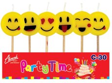 6 narozeninovych svicek smajliku c c30 20200204085028712952145