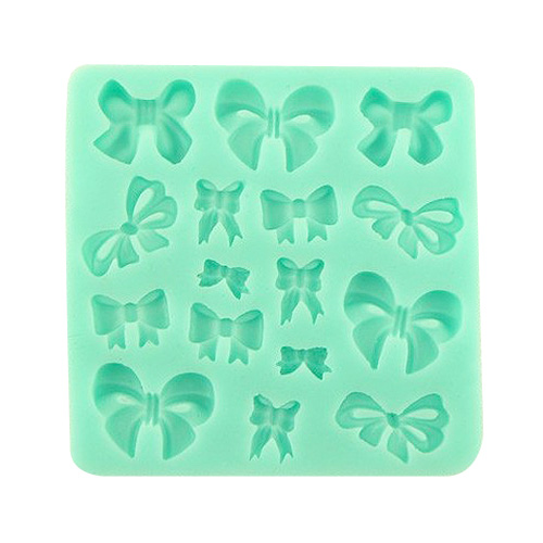 Foremka silikonowa - Kokardki (mix wzorów)