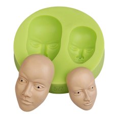 Forma silikonowa dwie twarze