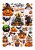 Jedlý tisk Roztomilý Halloween – duchové a dýně arch A4