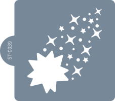 Szablon cukierniczy (Stencil) Gwiezdny rój