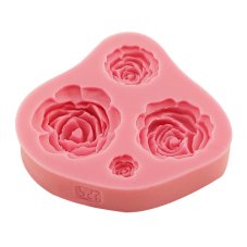 Silikonová formička květy růže