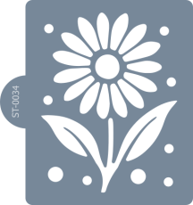 Cukrářská šablona (Stencil) Sedmikráska