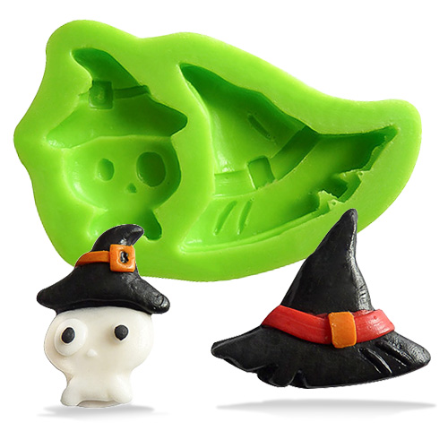 Forma silikonowa – Halloween: Duo duch i kapelusz