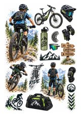 Jedlý tisk Enduro a horská cyklistika – arch A4