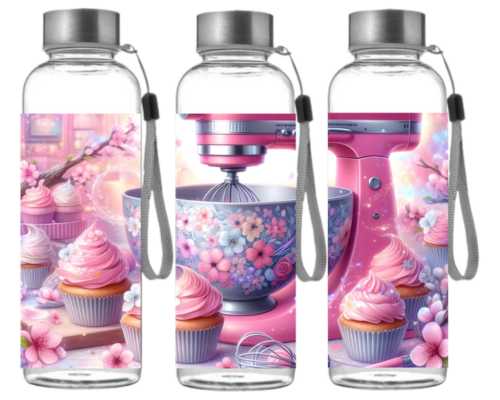 Butelka sportowa z Tritanu - Cukierniczy Świat (500 ml)