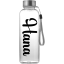 Elegantná tritanová fľaša s menom a nerezovým viečkom (500 ml)