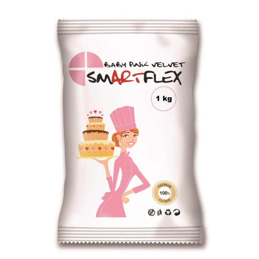 Smartflex Baby Pink Velvet Vanilka - 1kg