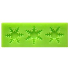 Forma silikonowa – Trzy płatki śniegu