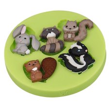 Silikonová formička Lesní zvířátka