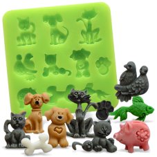 Silikónová formička Zvieratká