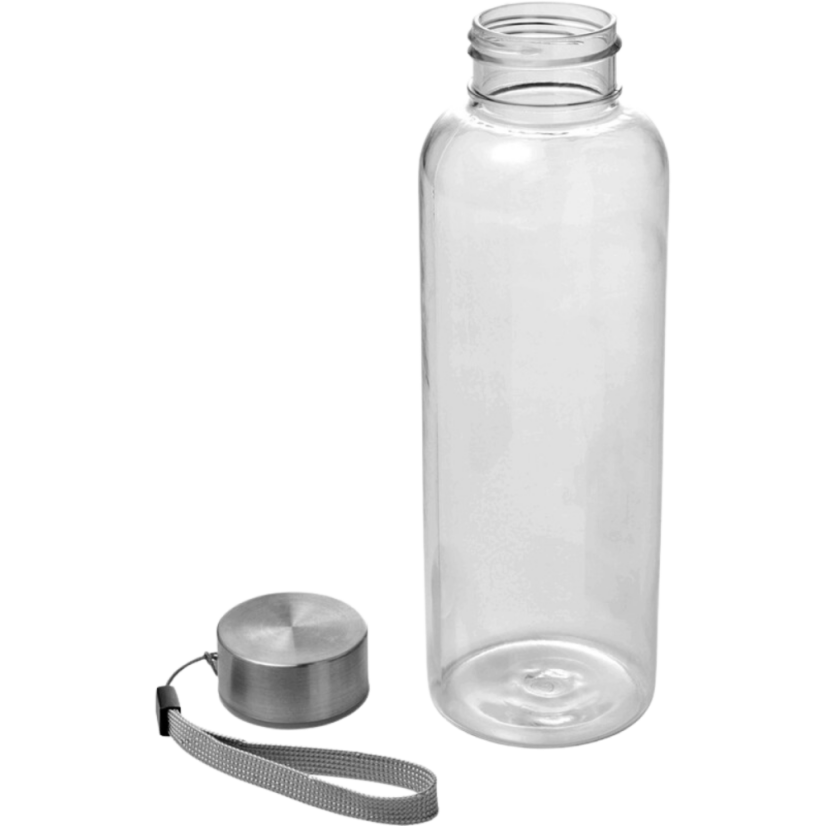Elegantná tritanová fľaša s menom a nerezovým viečkom (500 ml)