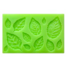 Forma silikonowa – Listki (duży zestaw 11 wielkości)