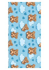 Jedlý tisk – Medvídci a srdíčka: Láskyplné objetí