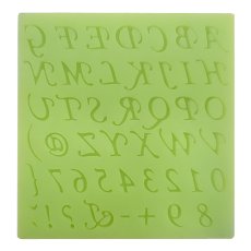 Forma silikonowa – Alfabet, cyfry i znaki