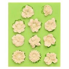 Forma silikonowa mieszanka kwiatów V