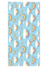 Jedlý tisk – Duhové nebe: Mraky a barvy