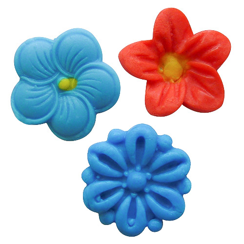 Foremka silikonowa – Kwiatuszki (zestaw 3 wzorów)