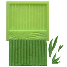 Forma silikonowa – Bambus i liście