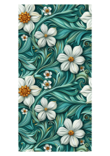 Jedlý tisk – Květinový vzor: Elegantní louka