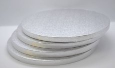 Gruby srebrny podkład pod tort – Ø 25 cm