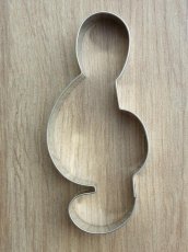 Wykrawacz klucz wiolinowy - 93x44 mm