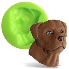 Silikonová formička hlava psa