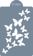Szablon cukierniczy (stencil) - Rój motyli