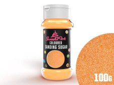 Dekoračný cukor SweetArt - broskyňový (100 g)