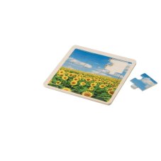 Dřevěné puzzle s vlastním potiskem - 9 dílků (15x15 cm)