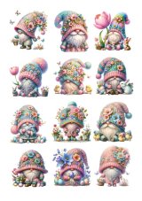 Jedlý papier - Veľkonoční škriatkovia, 12 motívov