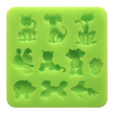 Silikónová formička Zvieratká