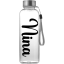 Elegantná tritanová fľaša s menom a nerezovým viečkom (500 ml)