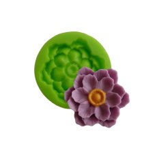 Silikónová formička – Detailný veľký kvet (56 mm)