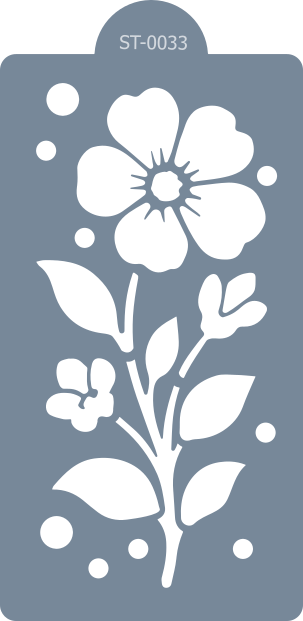 Cukrárska šablóna (Stencil) Lúčny kvet