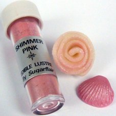Sugarflair jadalny barwnik pyłkowy z perłą – Shimmer Pink