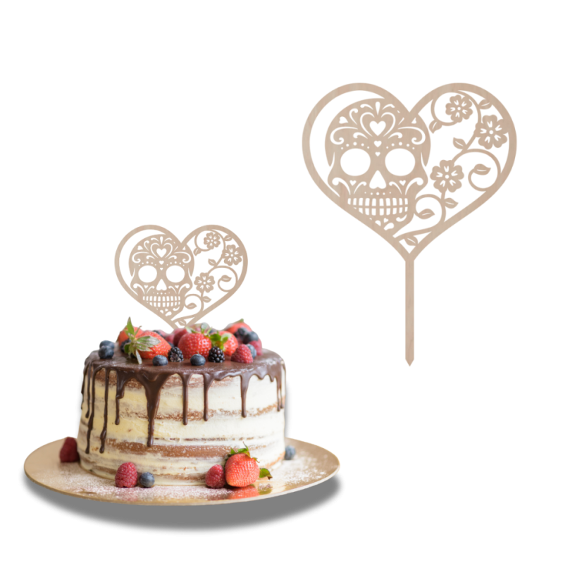 Drewniany topper – Nieśmiertelna Miłość